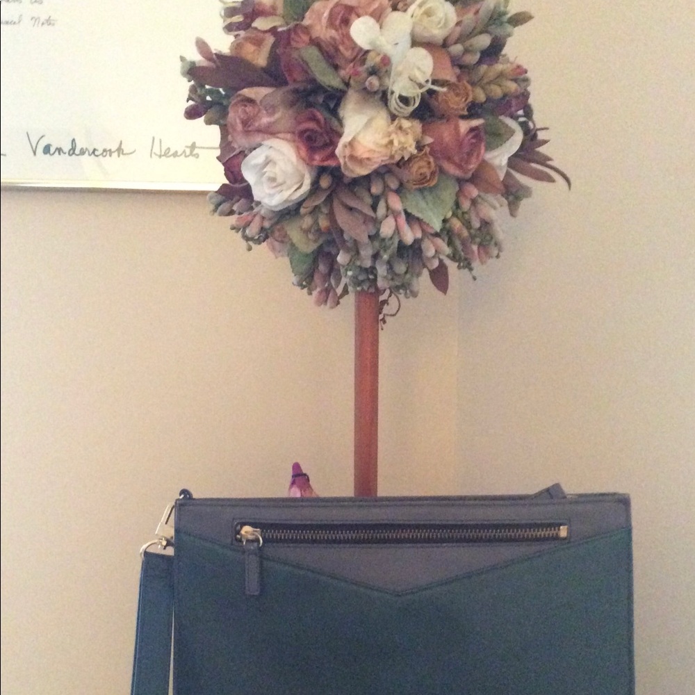 Leather clutch